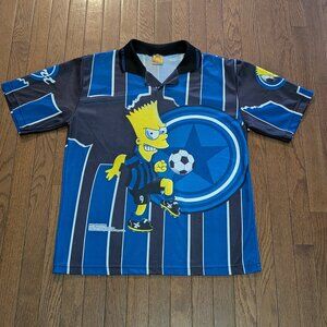 1999 Simpsons Bart Inter Milan Soccer Jersey/Kit - Size XL